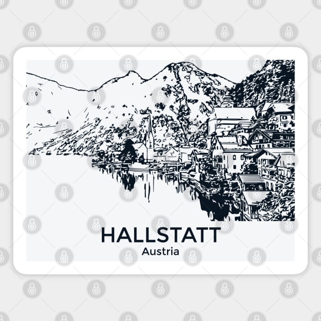 Hallstatt - Austria Magnet by Lakeric